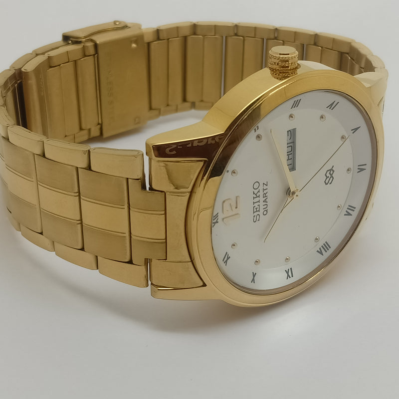 Seiko 5 Black Dial quartz Watch