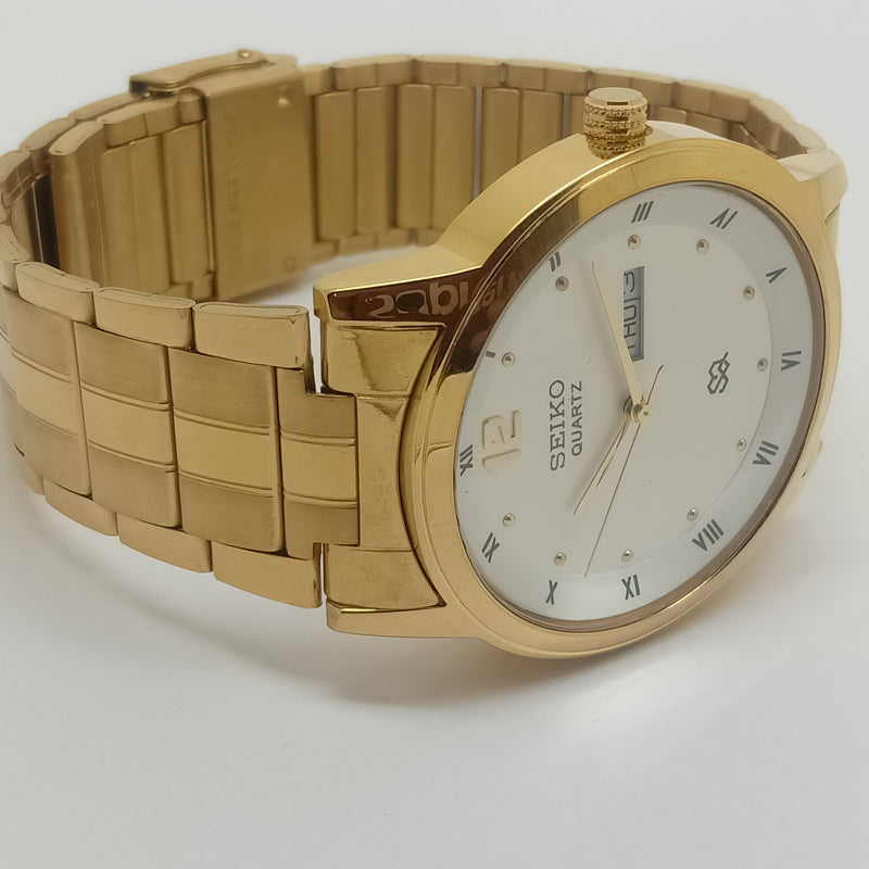 Seiko 5 Black Dial quartz Watch