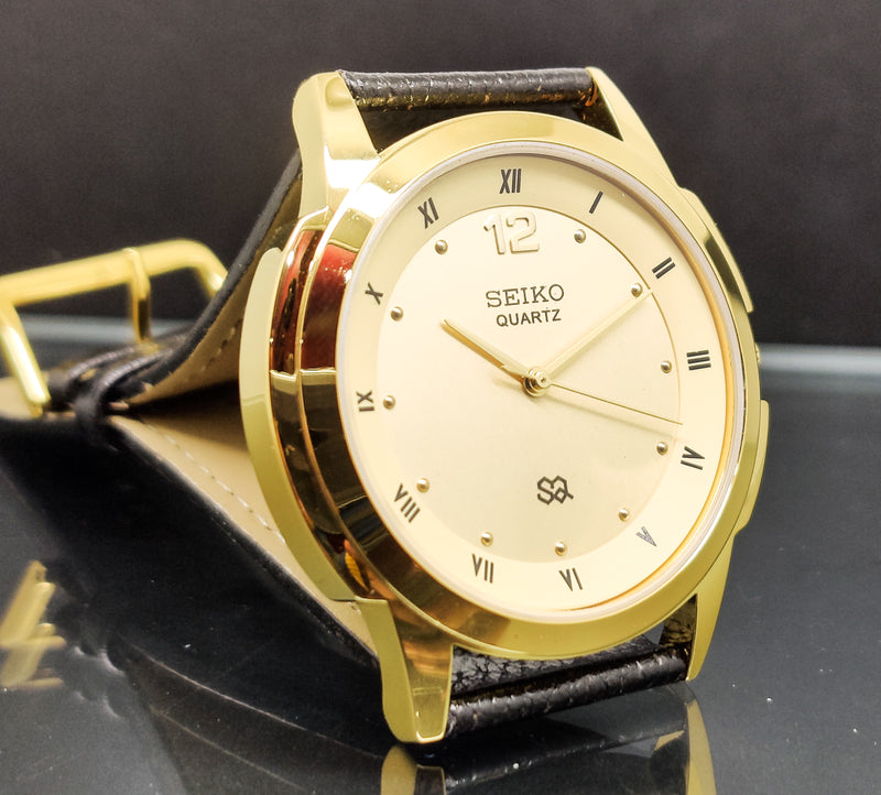 Seiko 5 Black Dial quartz Watch