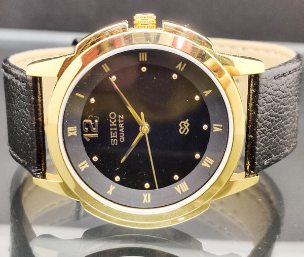 Seiko 5 Black Dial quartz Watch
