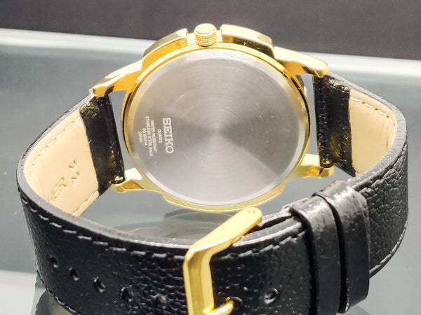 Seiko 5 Black Dial quartz Watch