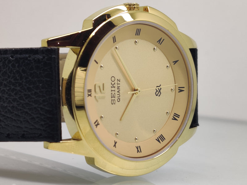 Seiko 5 Black Dial quartz Watch