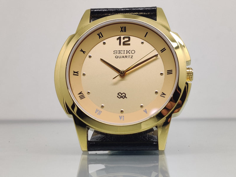 Seiko 5 Black Dial quartz Watch