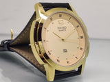 Seiko 5 Black Dial quartz Watch