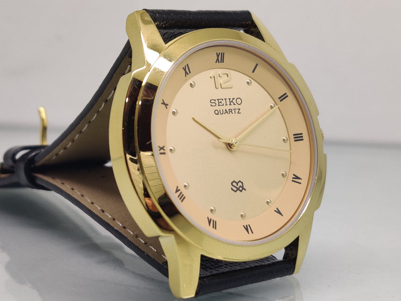 Seiko 5 Black Dial quartz Watch