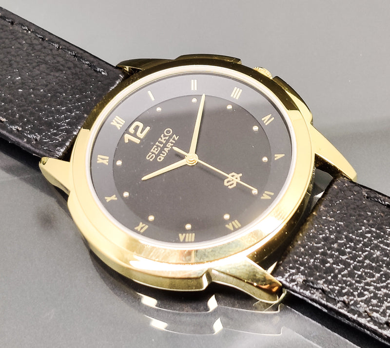 Seiko 5 Black Dial quartz Watch