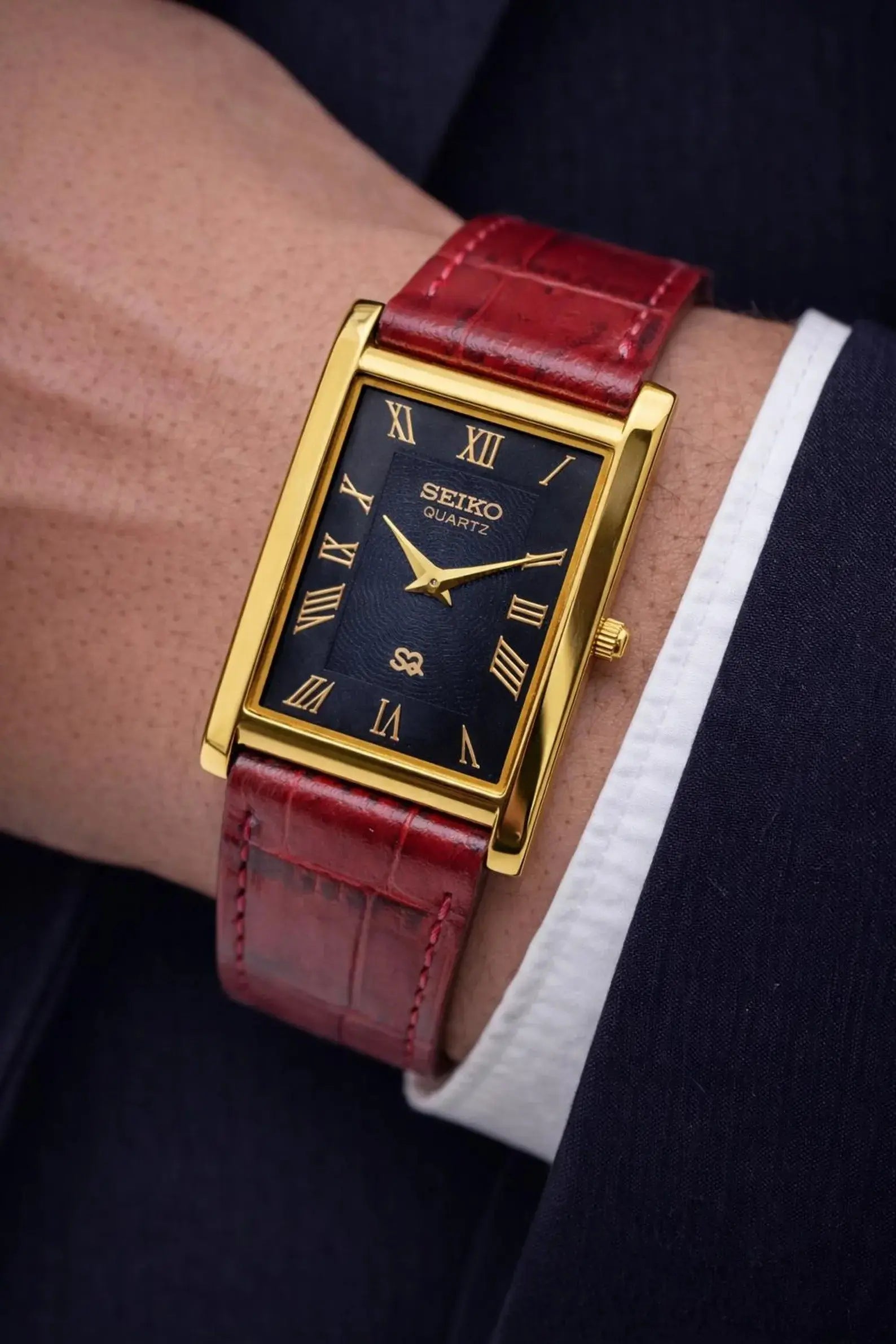 【pao】SEIKO セイコー シャリオ タンク レクタンギュラー SEIKO - 【Vintage】SEIKO セイコー シャリオ タンク レクタンギュラー