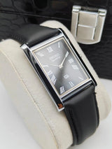 Seiko Tank Style Slim Wrist Watch – Premium Roman Dial Dress Watch National Watches