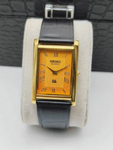 Seiko Tank Style Quartz Watch – Elegant Office Wear Watch for Men National Watches