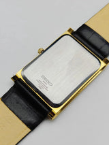 Seiko Tank Style Quartz Watch – Elegant Office Wear Watch for Men National Watches