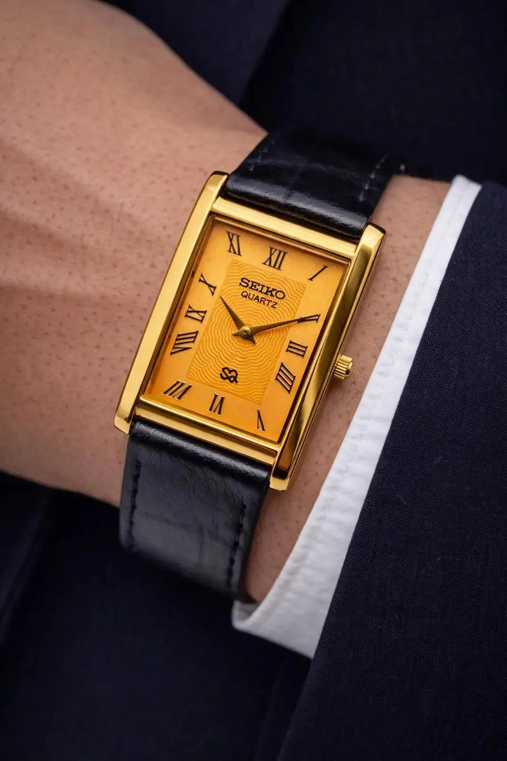 【pao】SEIKO セイコー シャリオ タンク レクタンギュラー SEIKO - 【Vintage】SEIKO セイコー シャリオ タンク レクタンギュラー