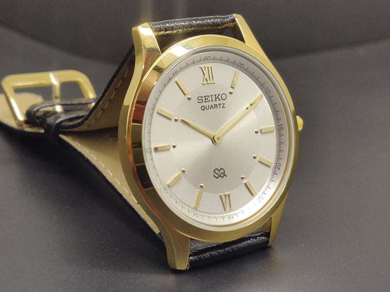 Seiko 5 Black Dial quartz Watch