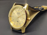 Seiko 5 Black Dial quartz Watch