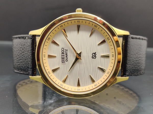 Seiko 5 Black Dial quartz Watch