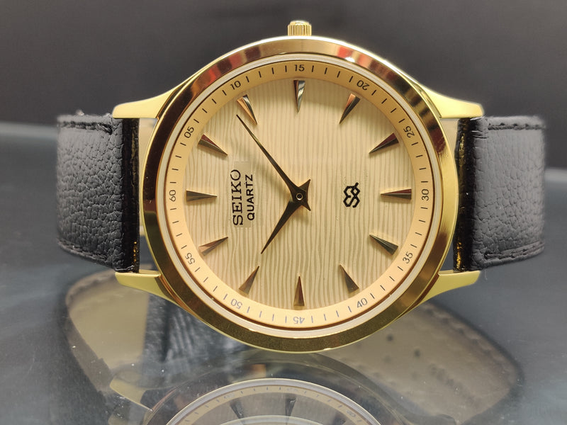 Seiko 5 Black Dial quartz Watch