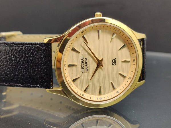 Seiko 5 Black Dial quartz Watch
