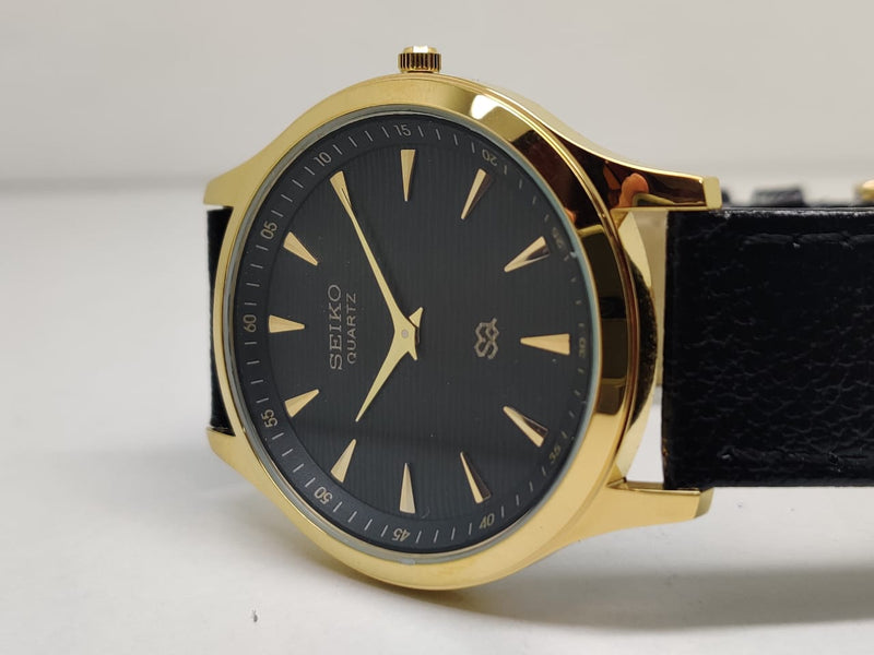 Seiko 5 Black Dial quartz Watch