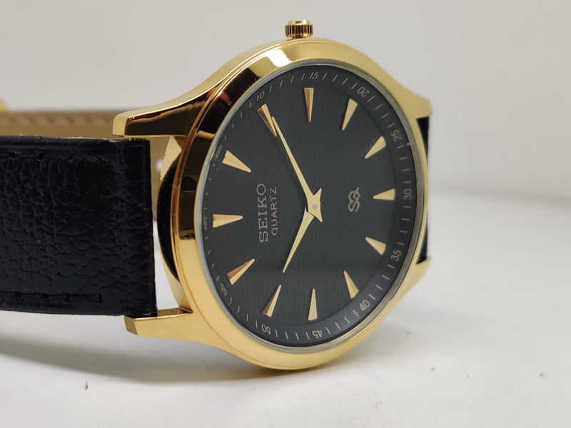 Seiko 5 Black Dial quartz Watch