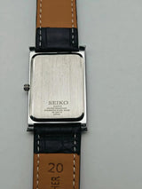 Seiko Luxury Tank Style Watch – Slim Vintage Quartz Watch for Men National Watches