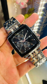 Seiko Vintage Tank Wrist Watch – Luxury Rectangular Quartz for Men National Watches