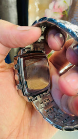 Seiko Vintage Tank Wrist Watch – Luxury Rectangular Quartz for Men National Watches