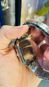 Seiko Vintage Tank Wrist Watch – Luxury Rectangular Quartz for Men National Watches