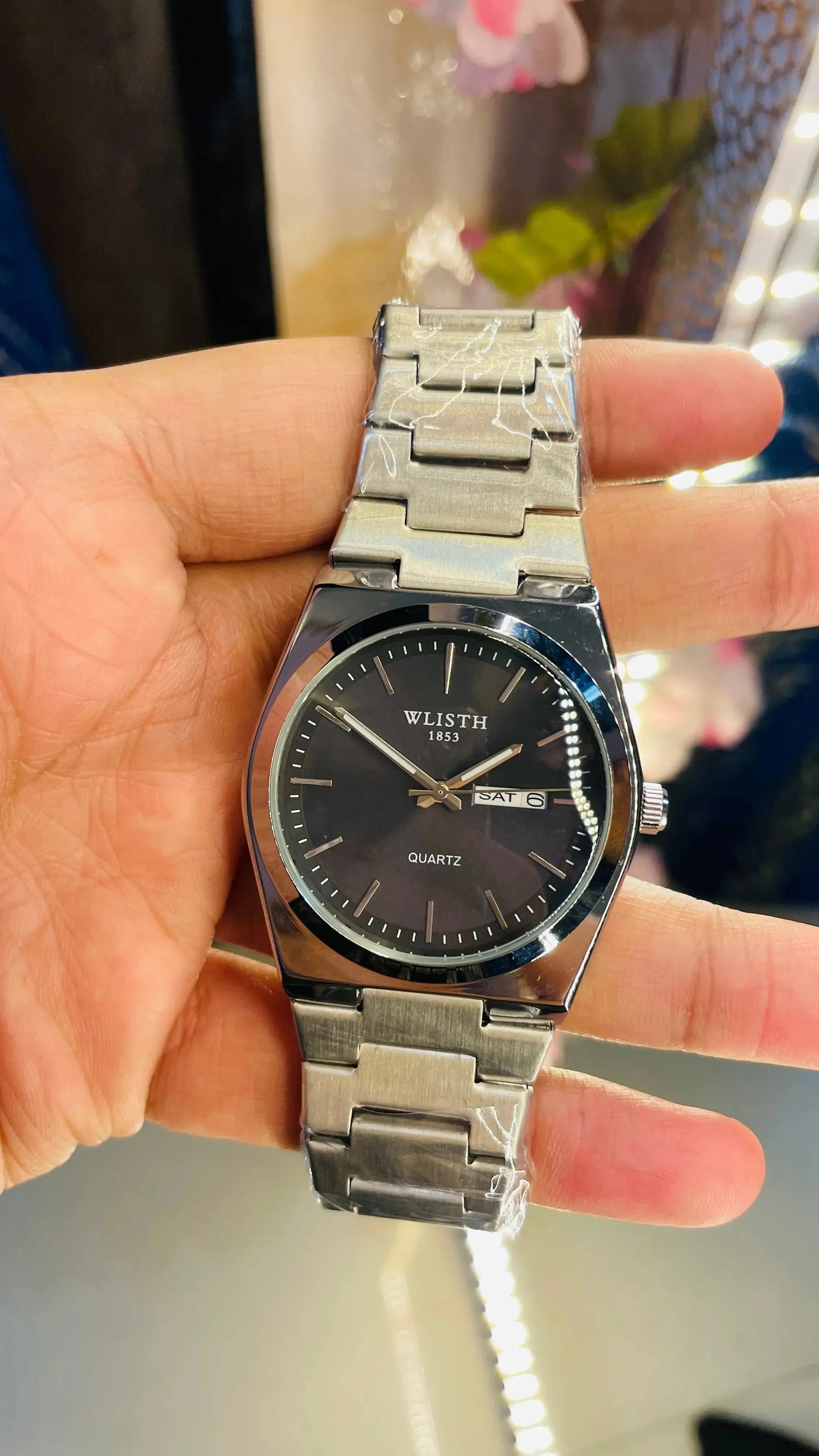 Seiko Vintage Tank Wrist Watch – Luxury Rectangular Quartz for Men National Watches
