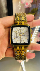 Seiko Vintage Tank Wrist Watch – Luxury Rectangular Quartz for Men National Watches