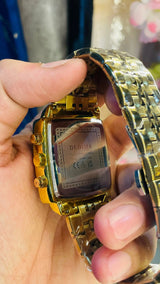 Seiko Vintage Tank Wrist Watch – Luxury Rectangular Quartz for Men National Watches