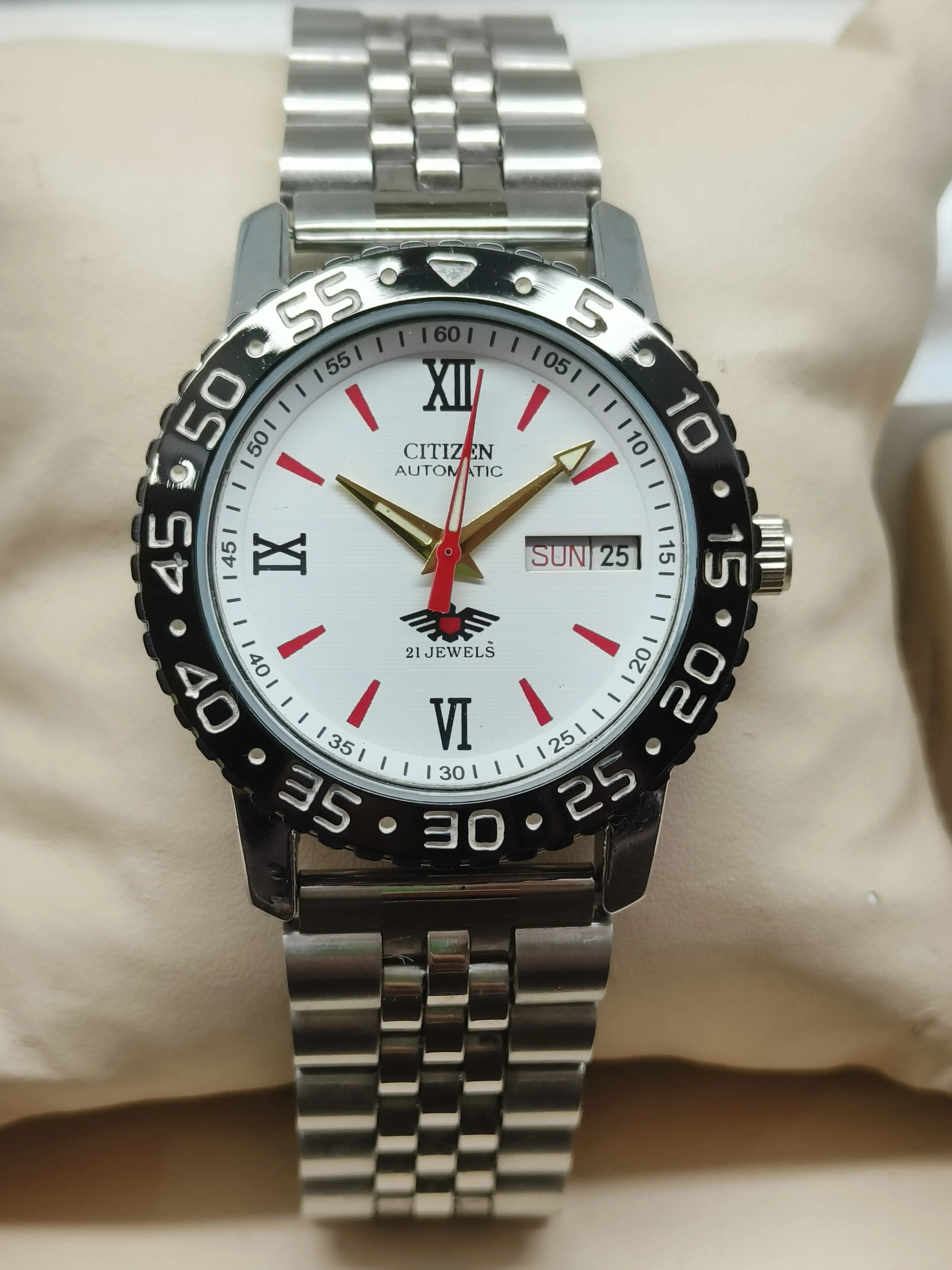 Citizen Eagle 7 Automatic Sports Watch – Day Date Japan Vintage Model National Watches