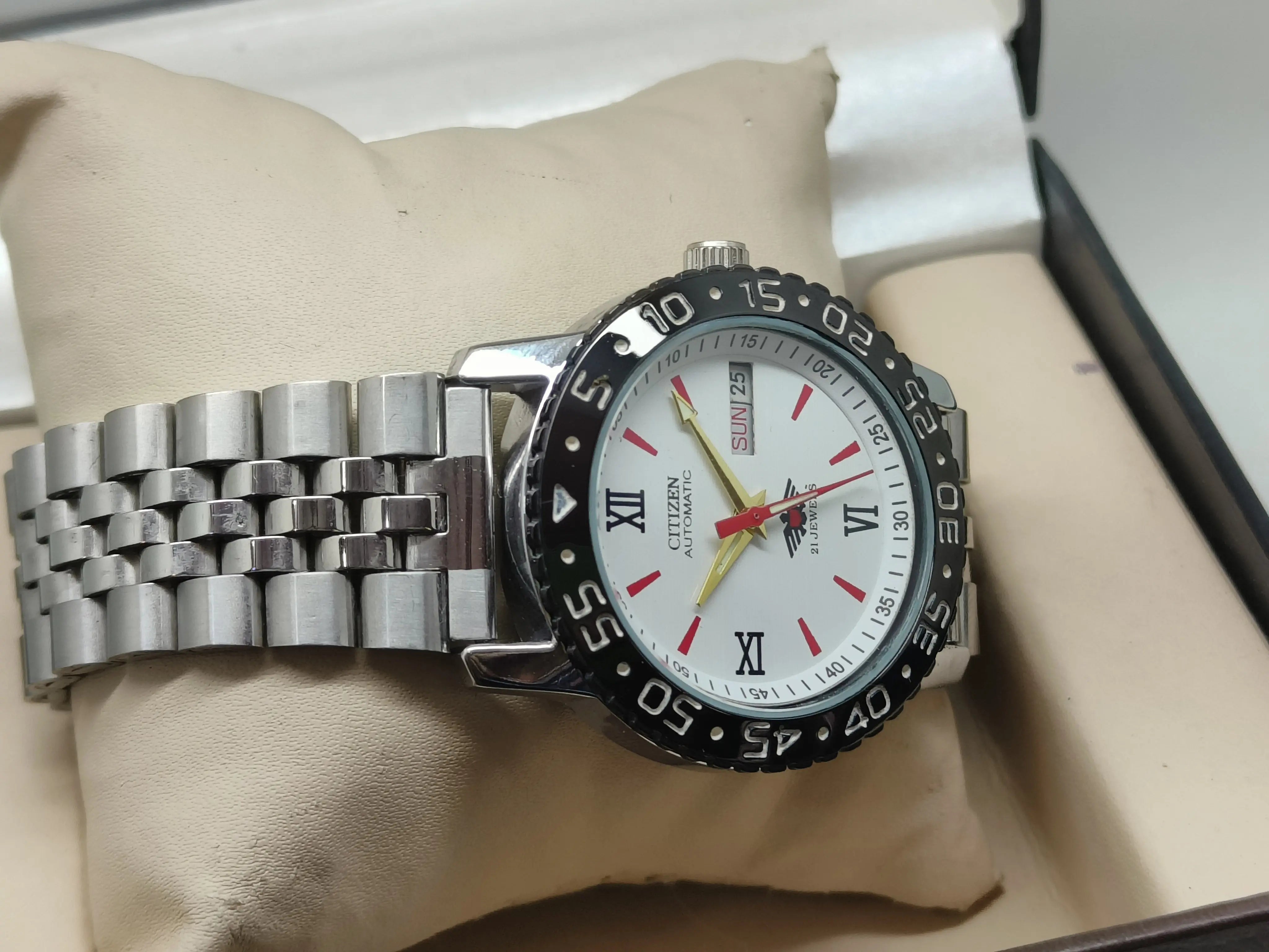 Citizen Eagle 7 Automatic Sports Watch – Day Date Japan Vintage Model National Watches