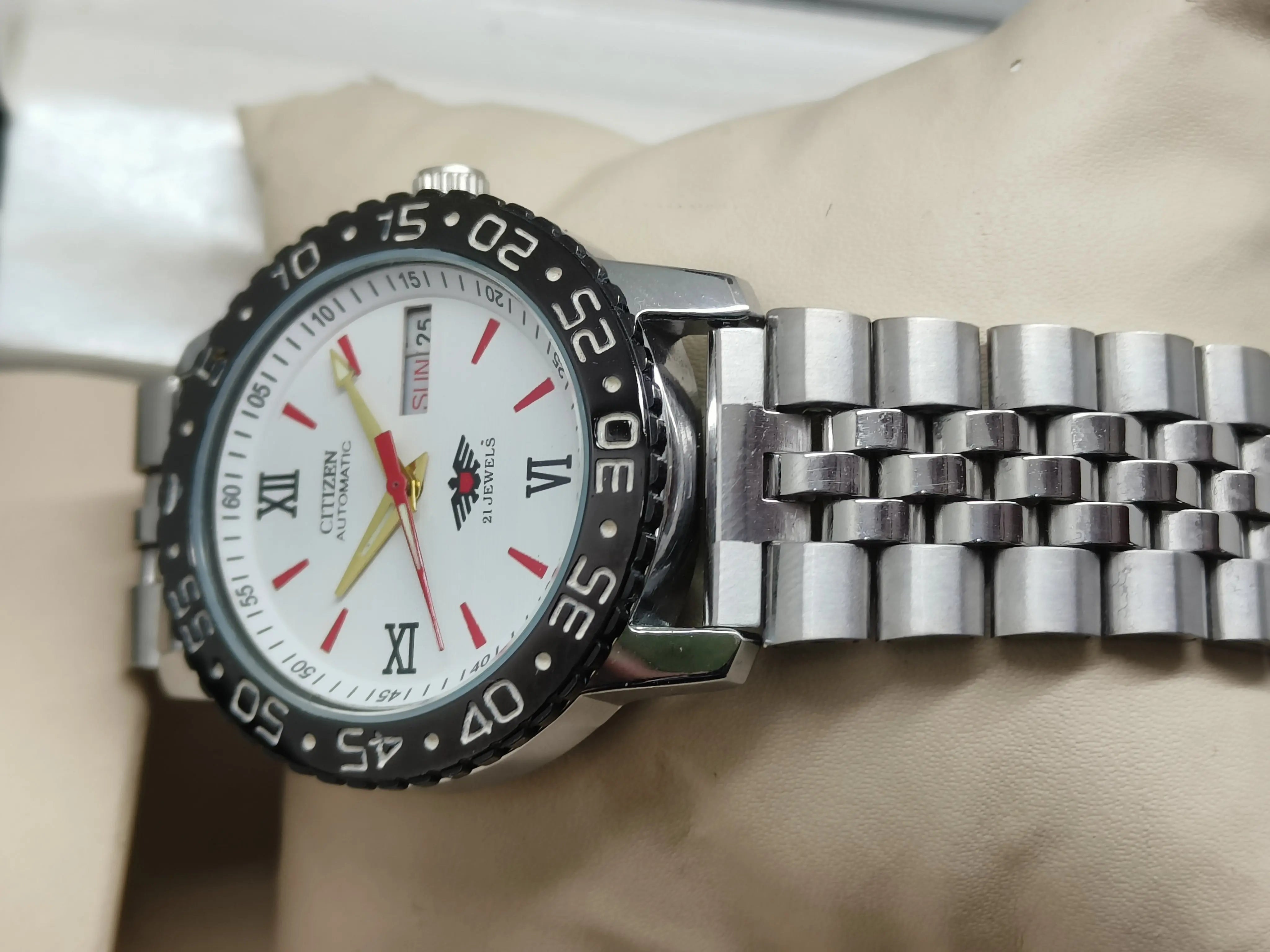 Citizen Eagle 7 Automatic Sports Watch – Day Date Japan Vintage Model National Watches