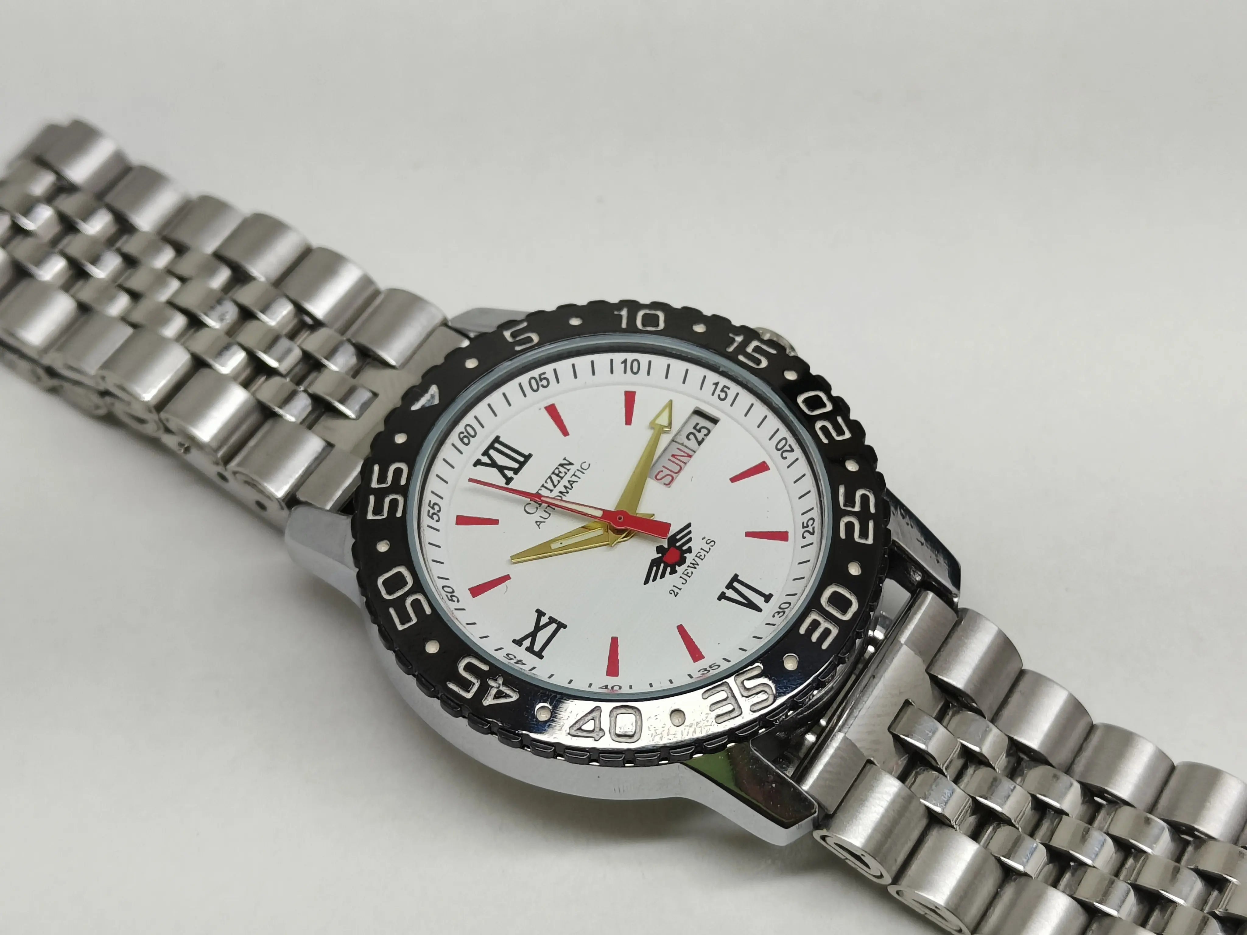 Citizen Eagle 7 Automatic Sports Watch – Day Date Japan Vintage Model National Watches