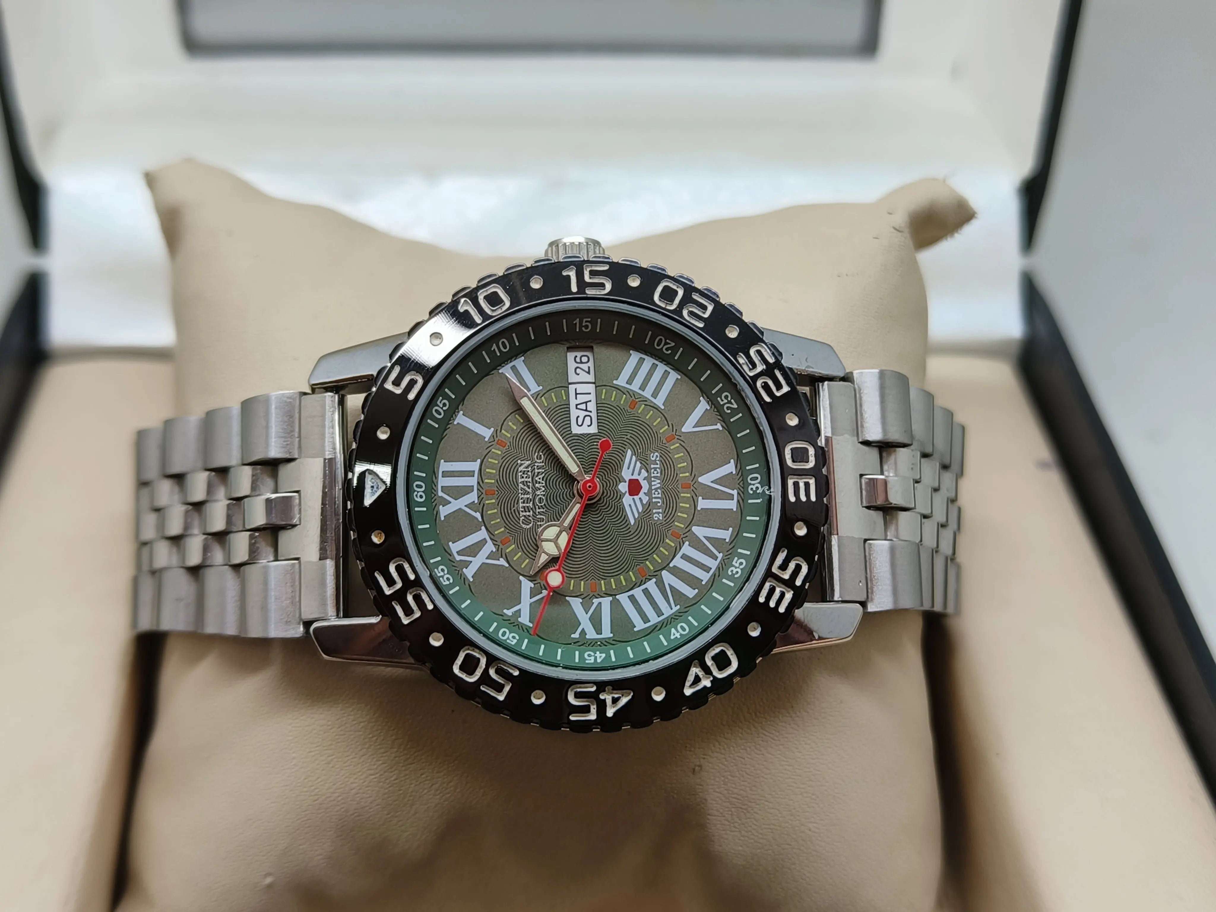 Citizen Eagle 7 Automatic Sports Watch – Stainless Steel, 21 Jewels National Watches