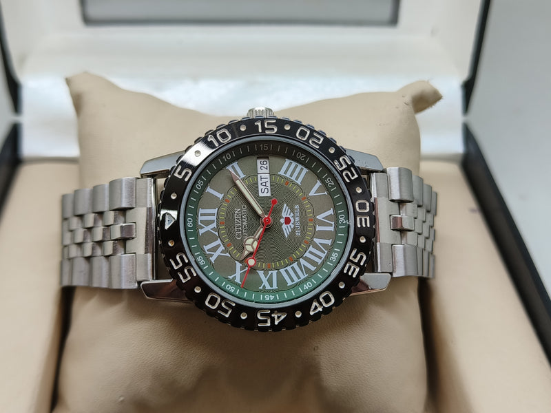 Citizen Eagle 7 Automatic Sports Watch – Stainless Steel, 21 Jewels