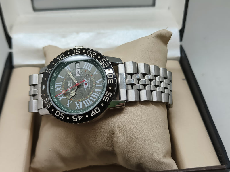 Citizen Eagle 7 Automatic Sports Watch – Stainless Steel, 21 Jewels