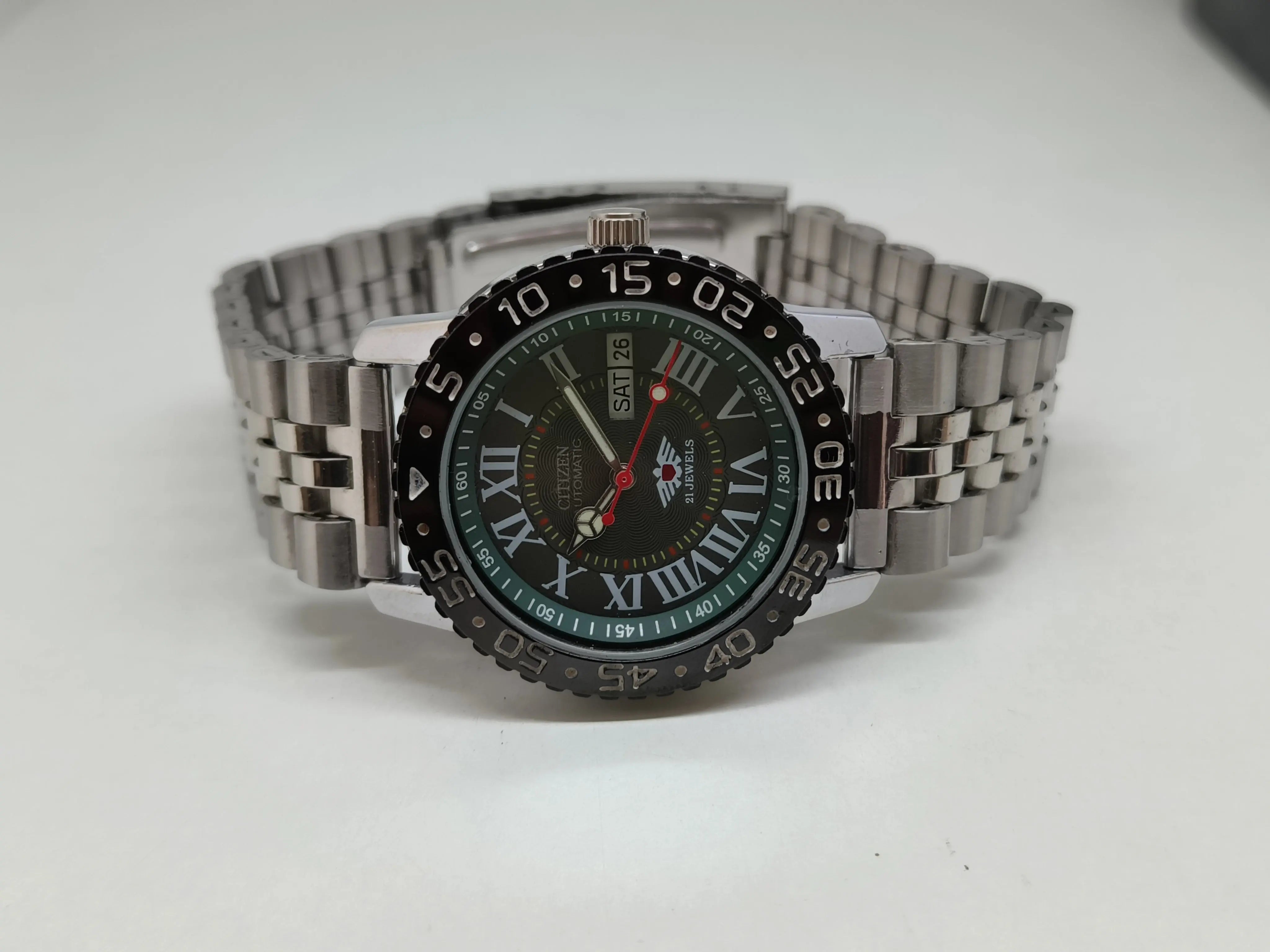 Citizen Eagle 7 Automatic Sports Watch – Stainless Steel, 21 Jewels National Watches