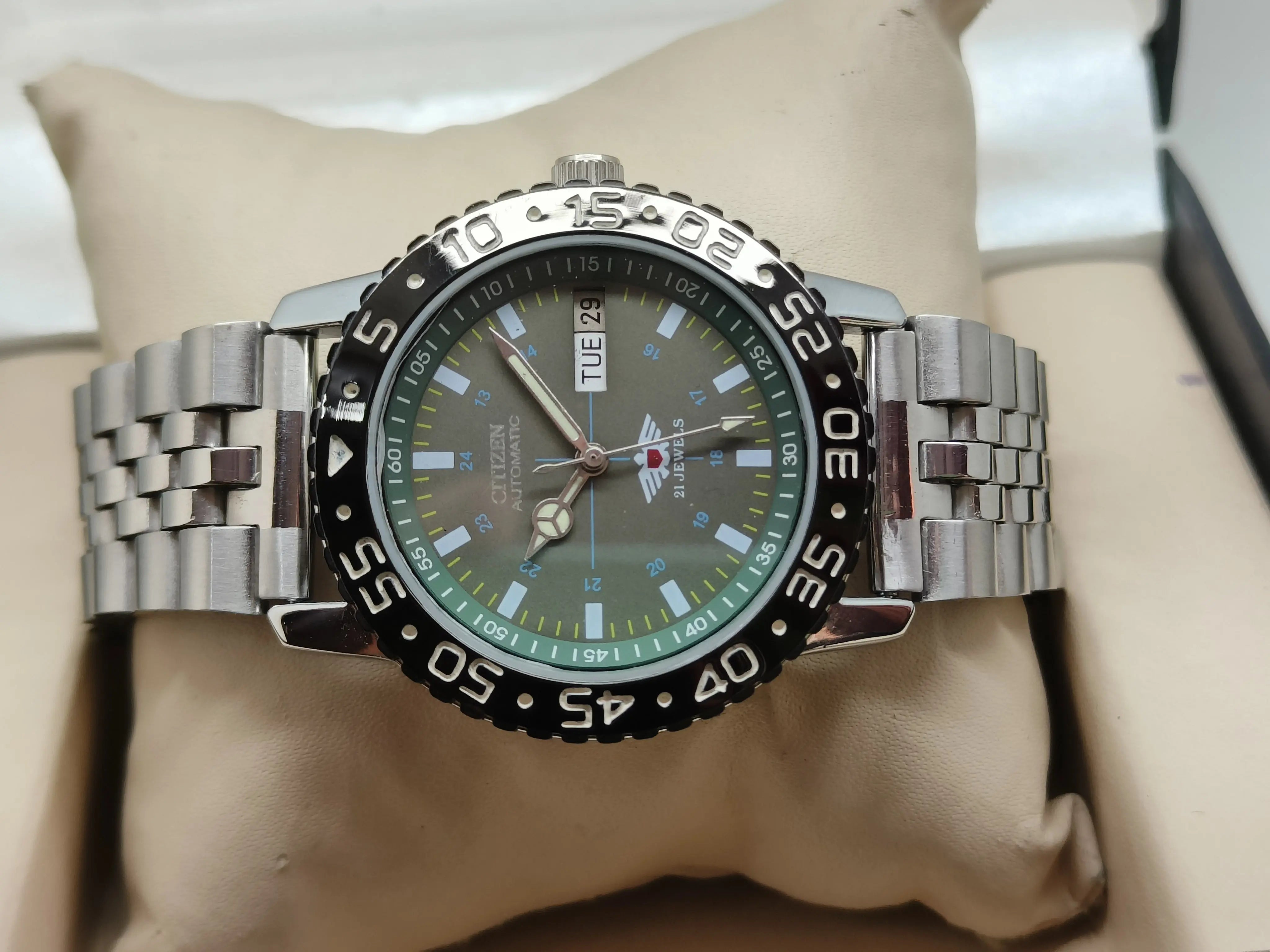 Citizen Eagle 7 Automatic Sports Watch – Japan 21J Automatic, Sports Look National Watches