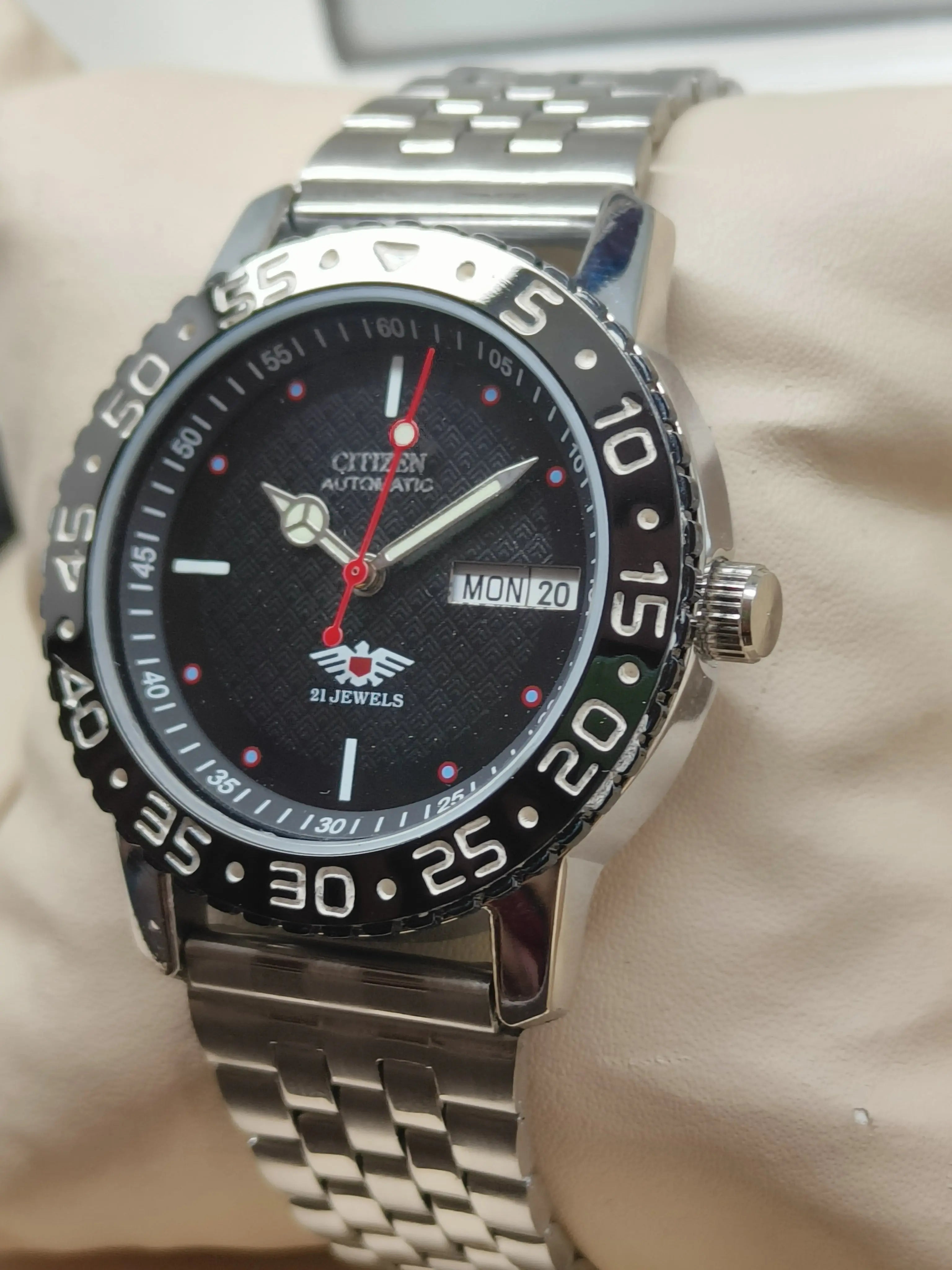 Citizen Eagle 7 Automatic Sports Watch – Refurbished Japan 21J Movement National Watches