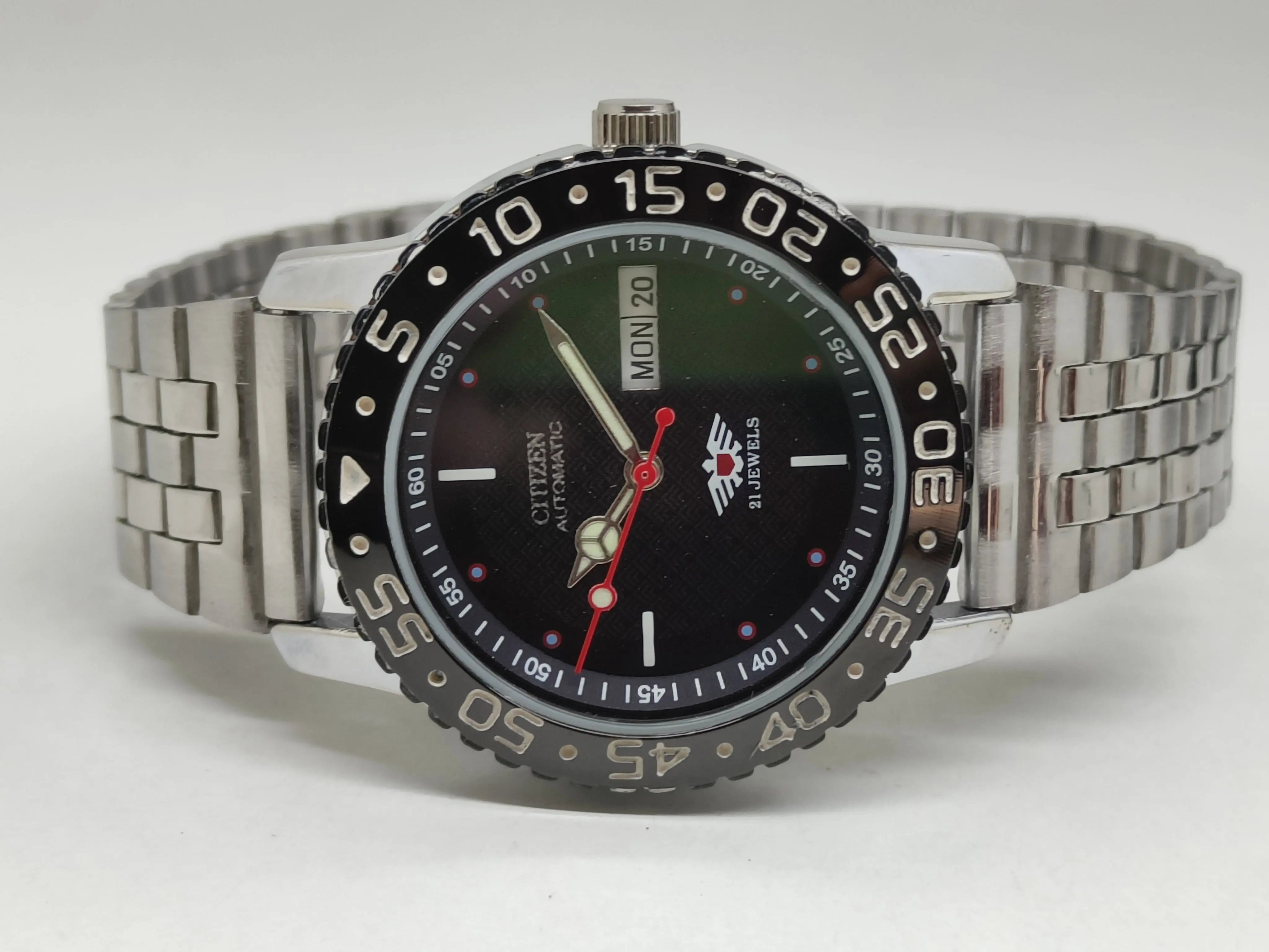 Citizen Eagle 7 Automatic Sports Watch – Refurbished Japan 21J Movement National Watches