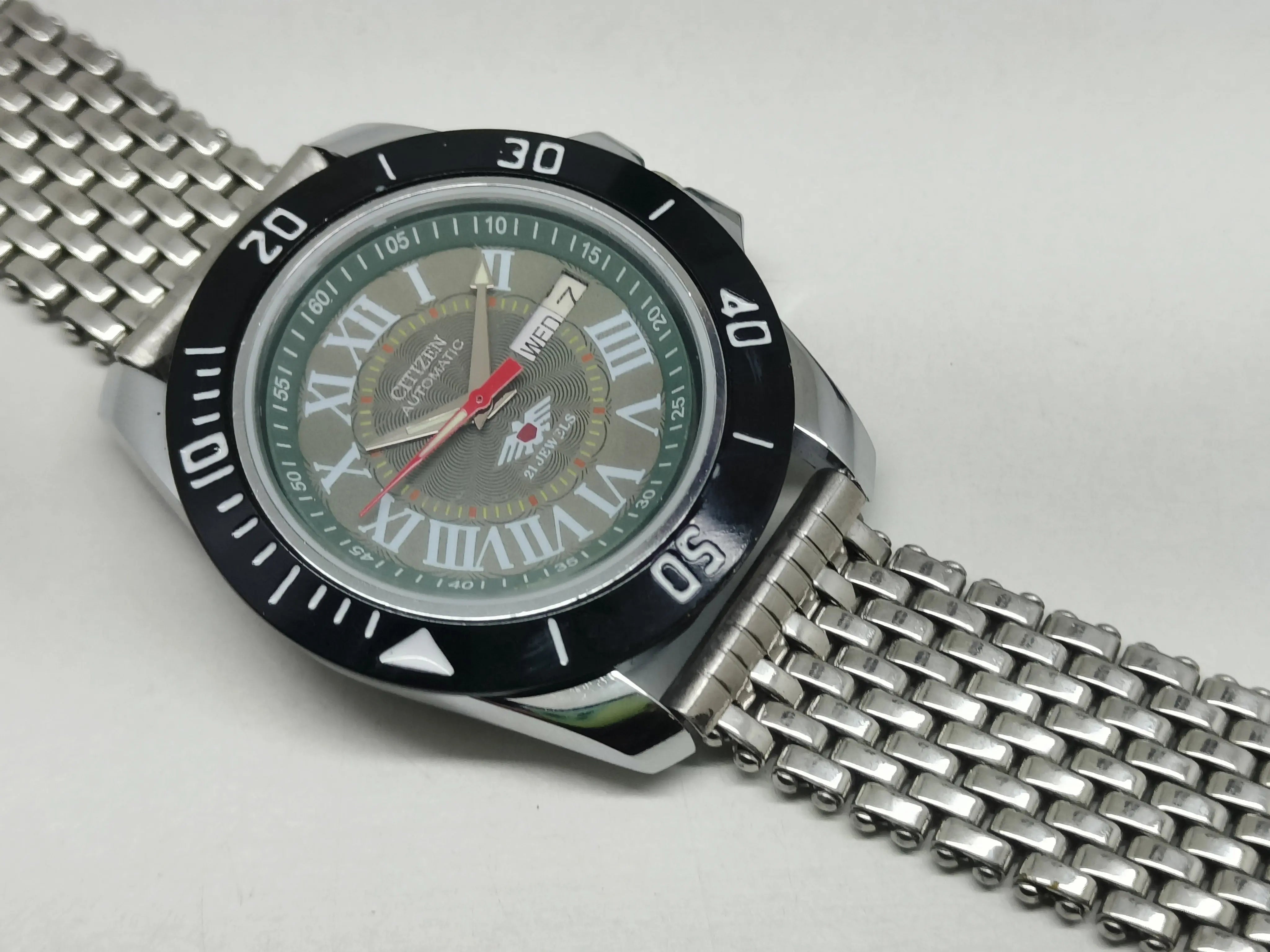 Citizen Eagle 7 Automatic Sports Watch – Restored Vintage Japan Model National Watches