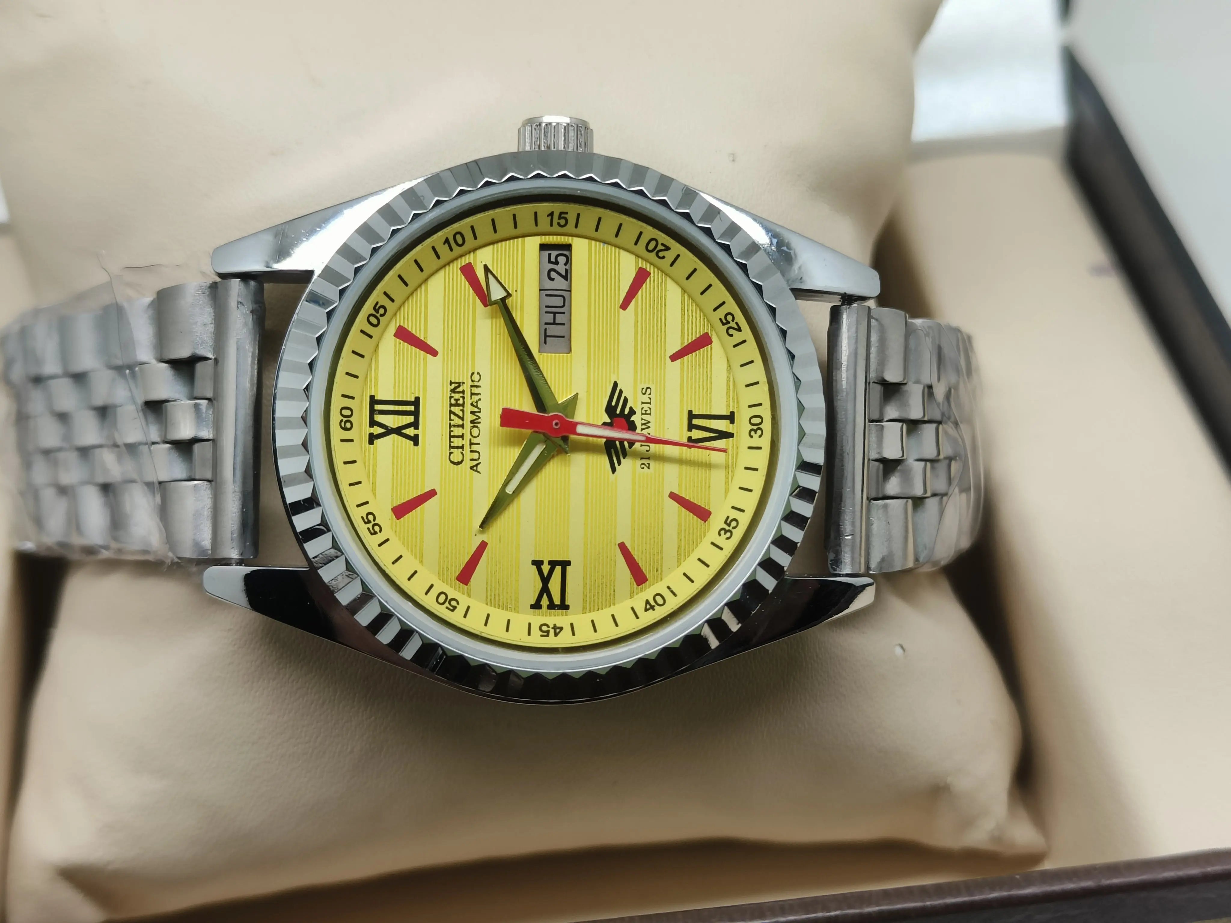 Citizen Eagle Automatic Watch – Stainless Steel Vintage Model National Watches