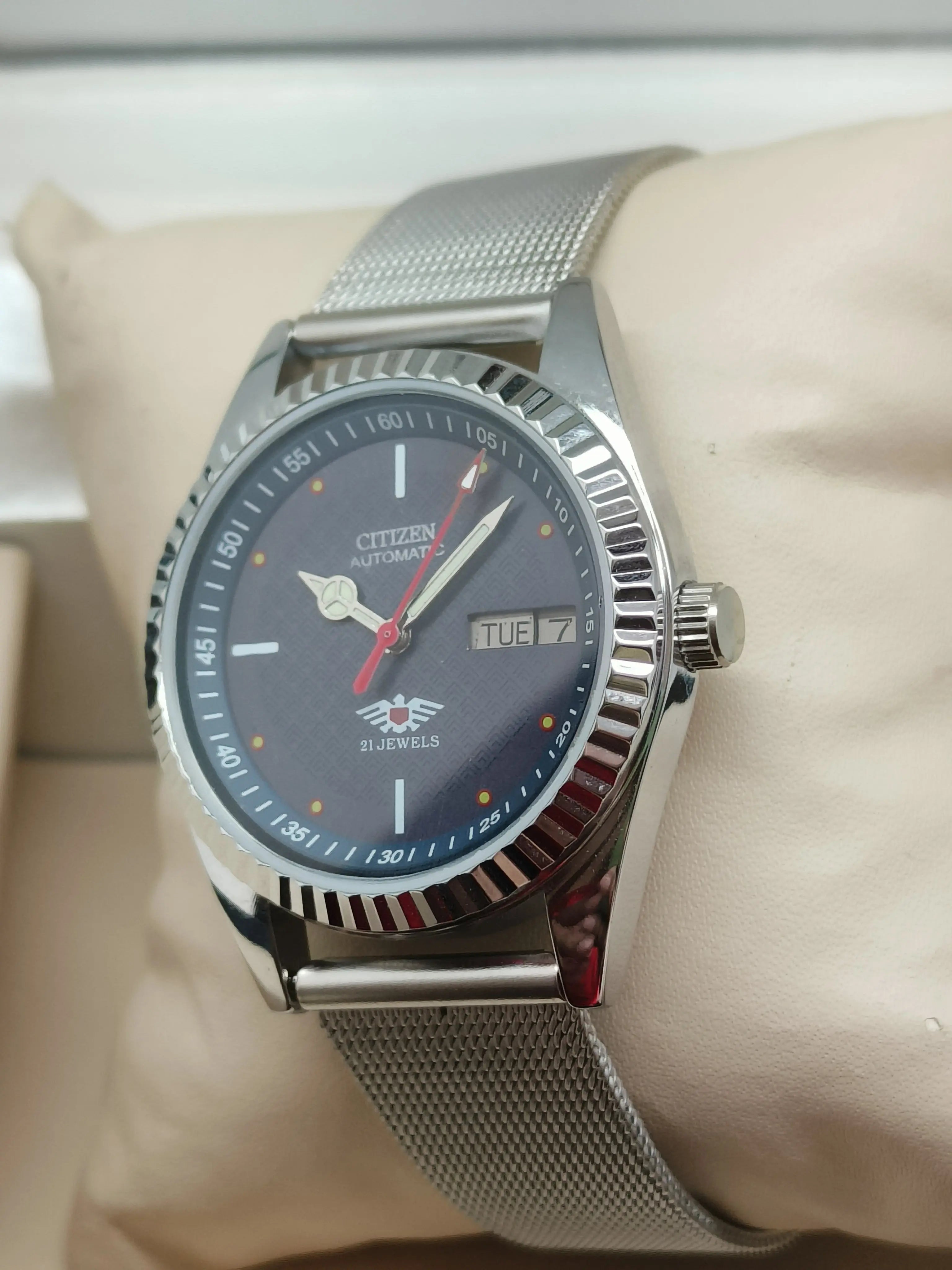 Citizen Eagle Automatic Watch – Refurbished Stainless Steel National Watches