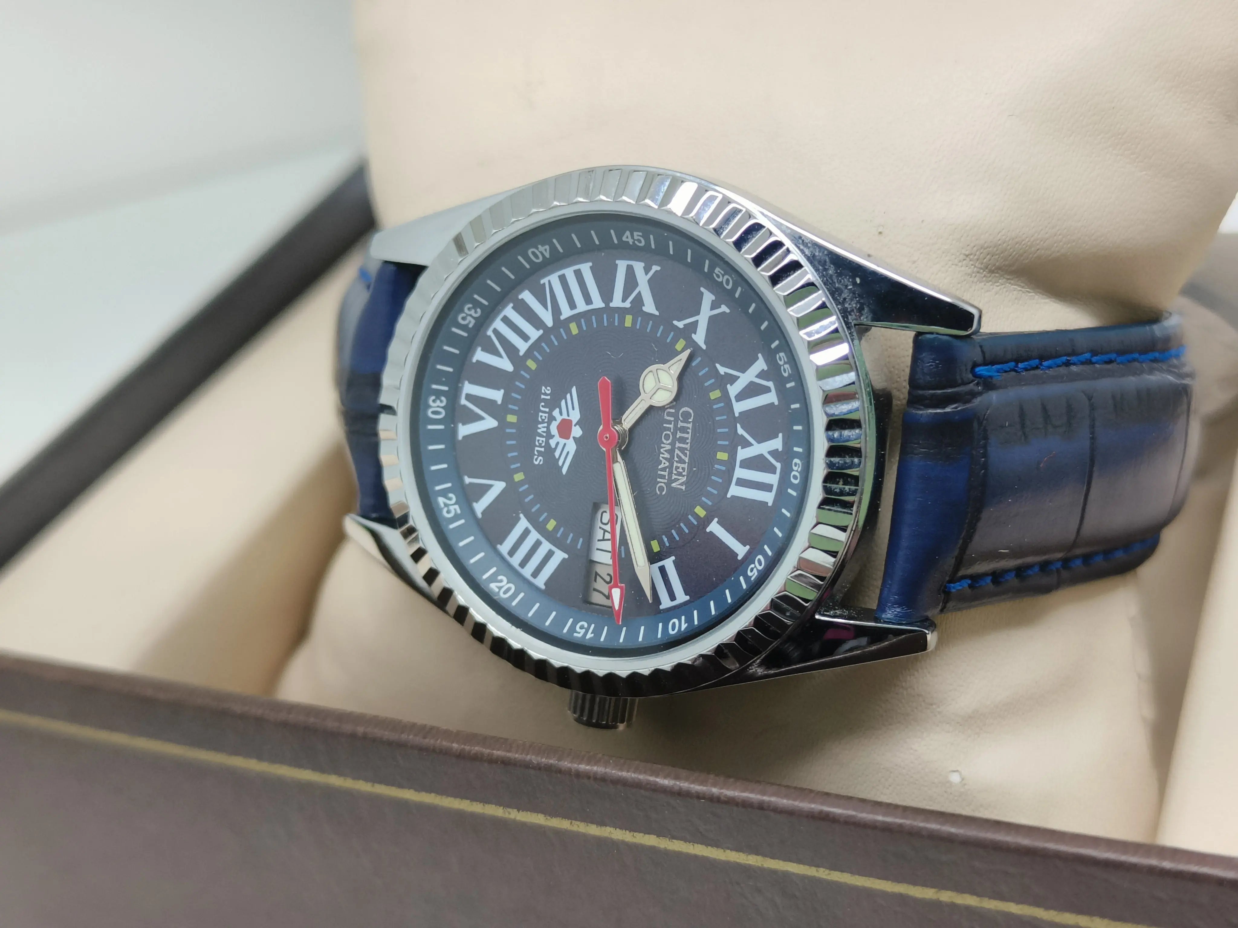 Citizen Eagle Automatic Watch – Japan Made Stainless Steel Case National Watches
