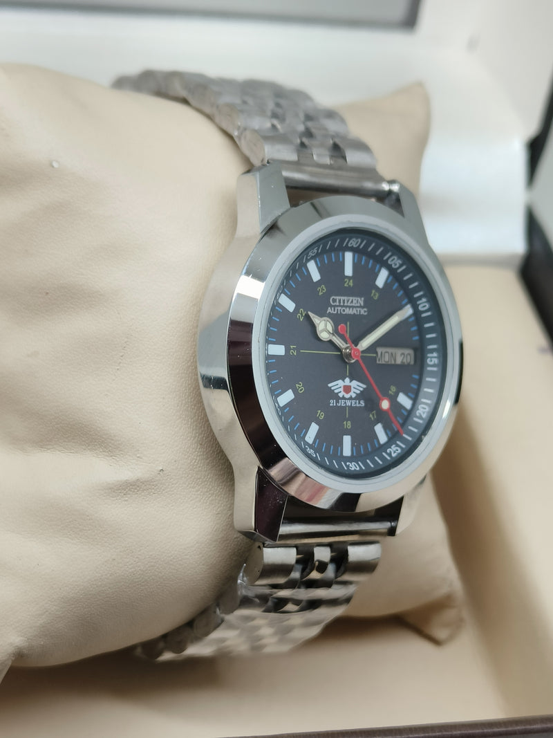 Citizen Eagle 7 Automatic Watch – Stainless Steel Vintage