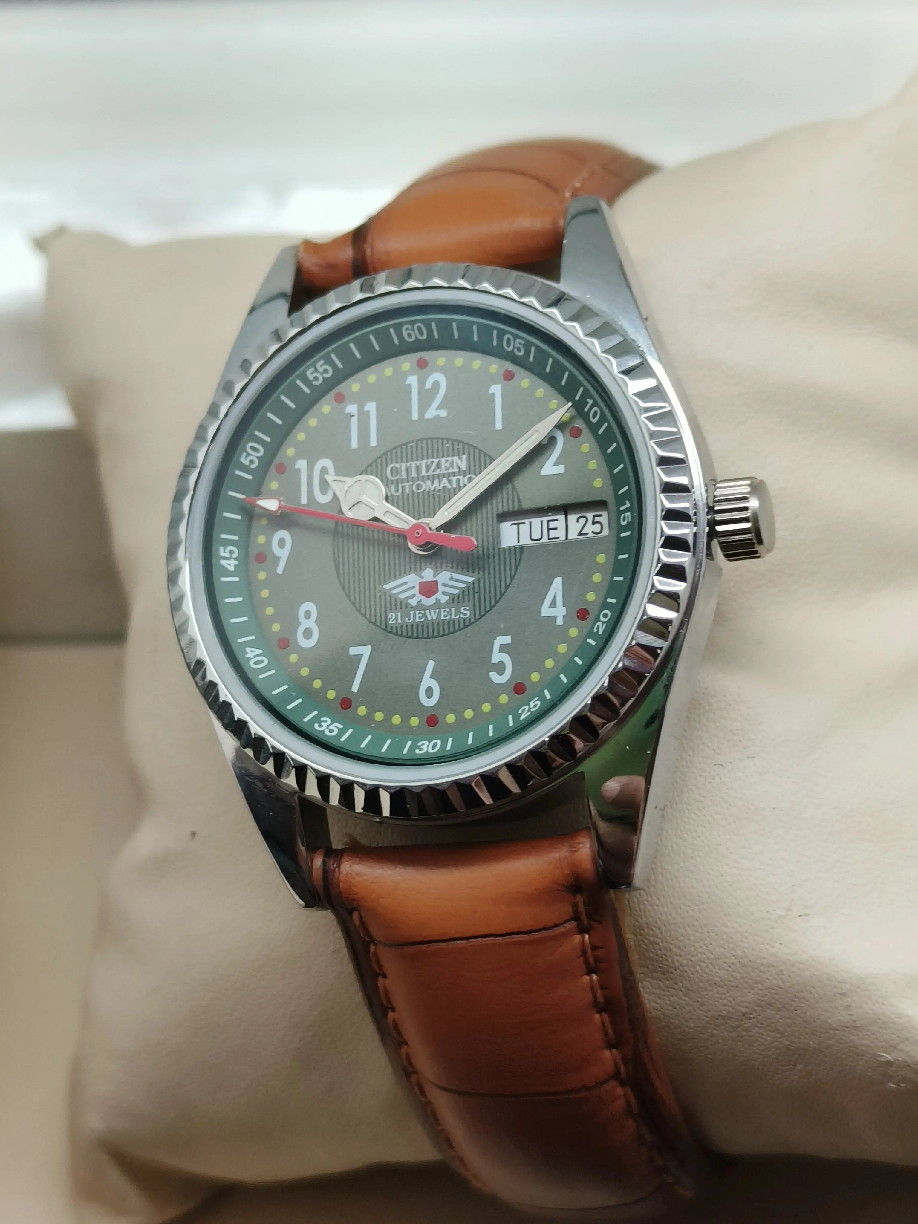 Citizen Eagle Automatic Watch – 21 Jewels Vintage Look National Watches