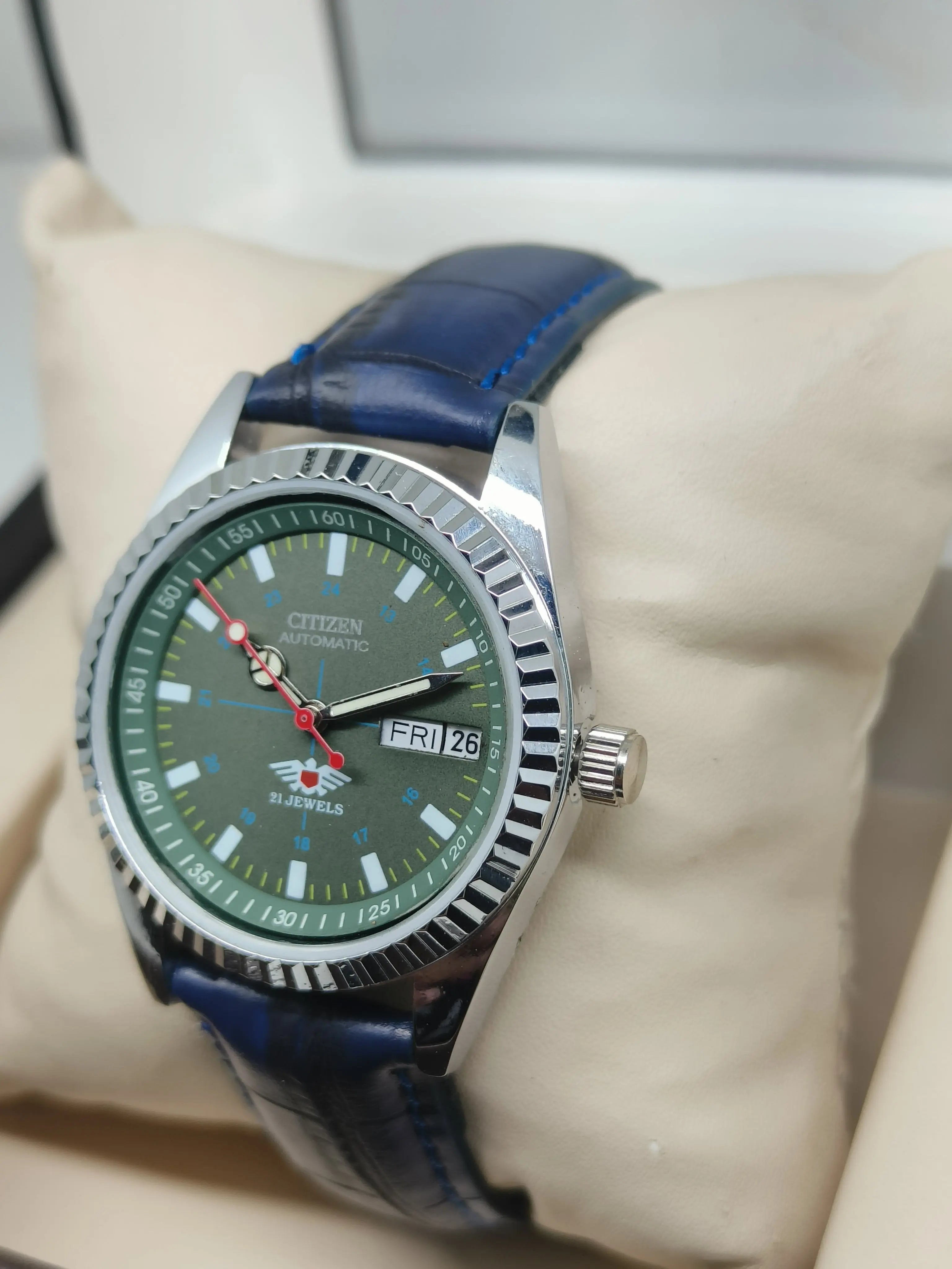 Citizen Eagle Automatic Watch – Japan 21J Movement for Men National Watches
