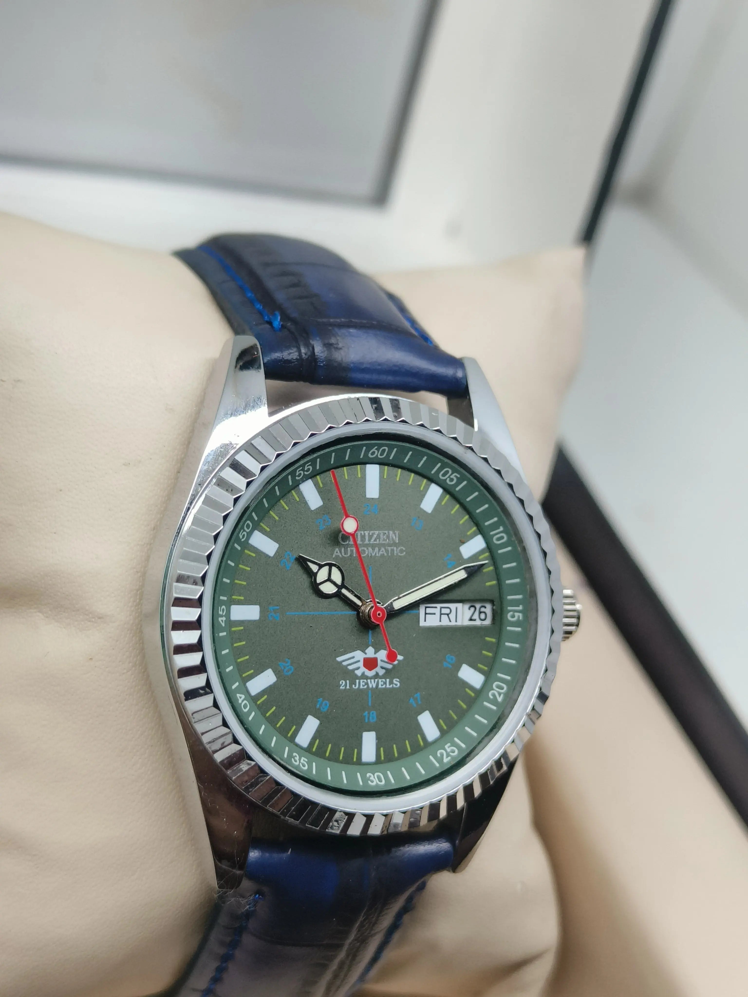 Citizen Eagle Automatic Watch – Japan 21J Movement for Men National Watches