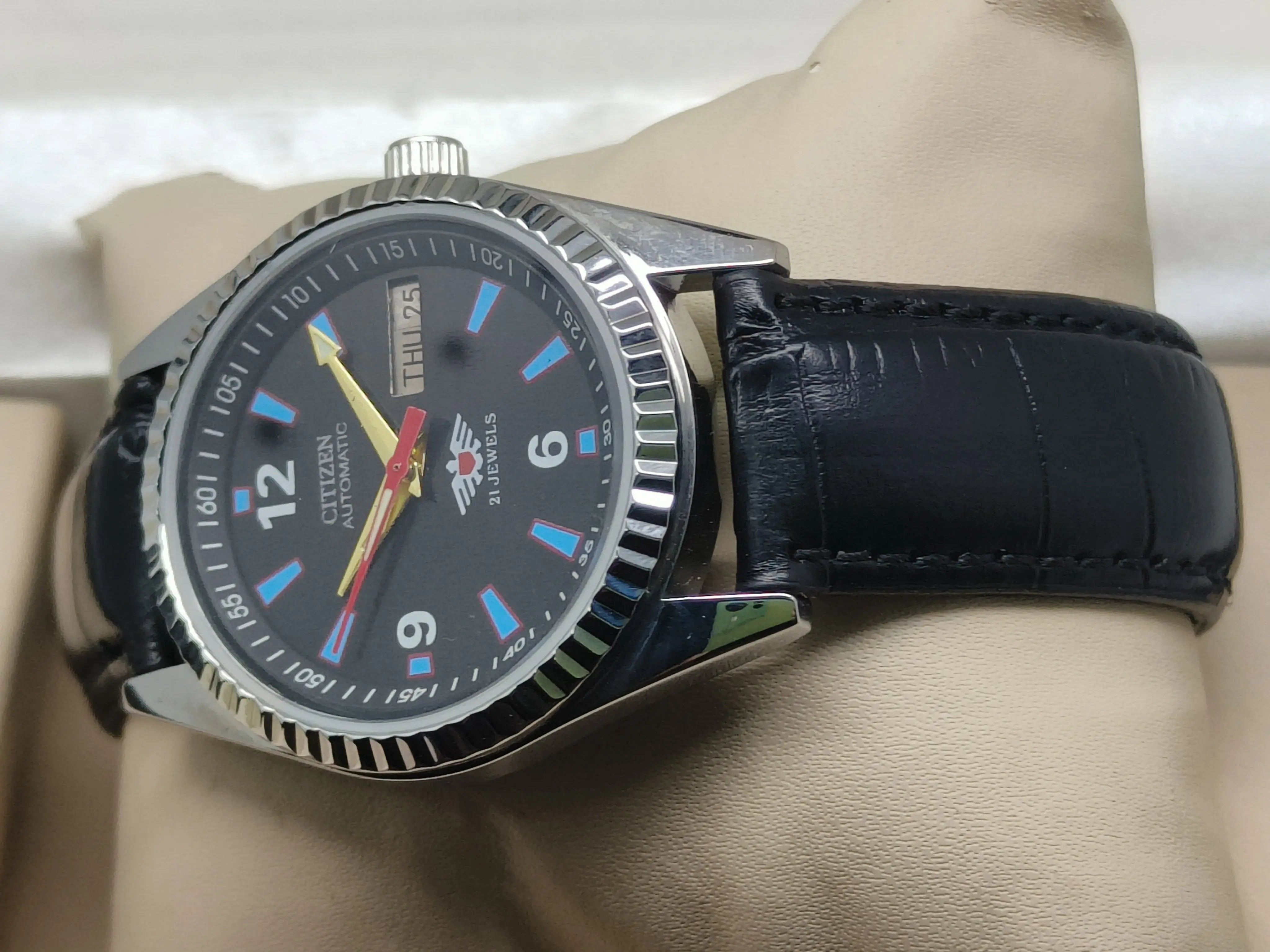 Citizen Eagle Automatic Watch – Japan Vintage 21 Jewels National Watches
