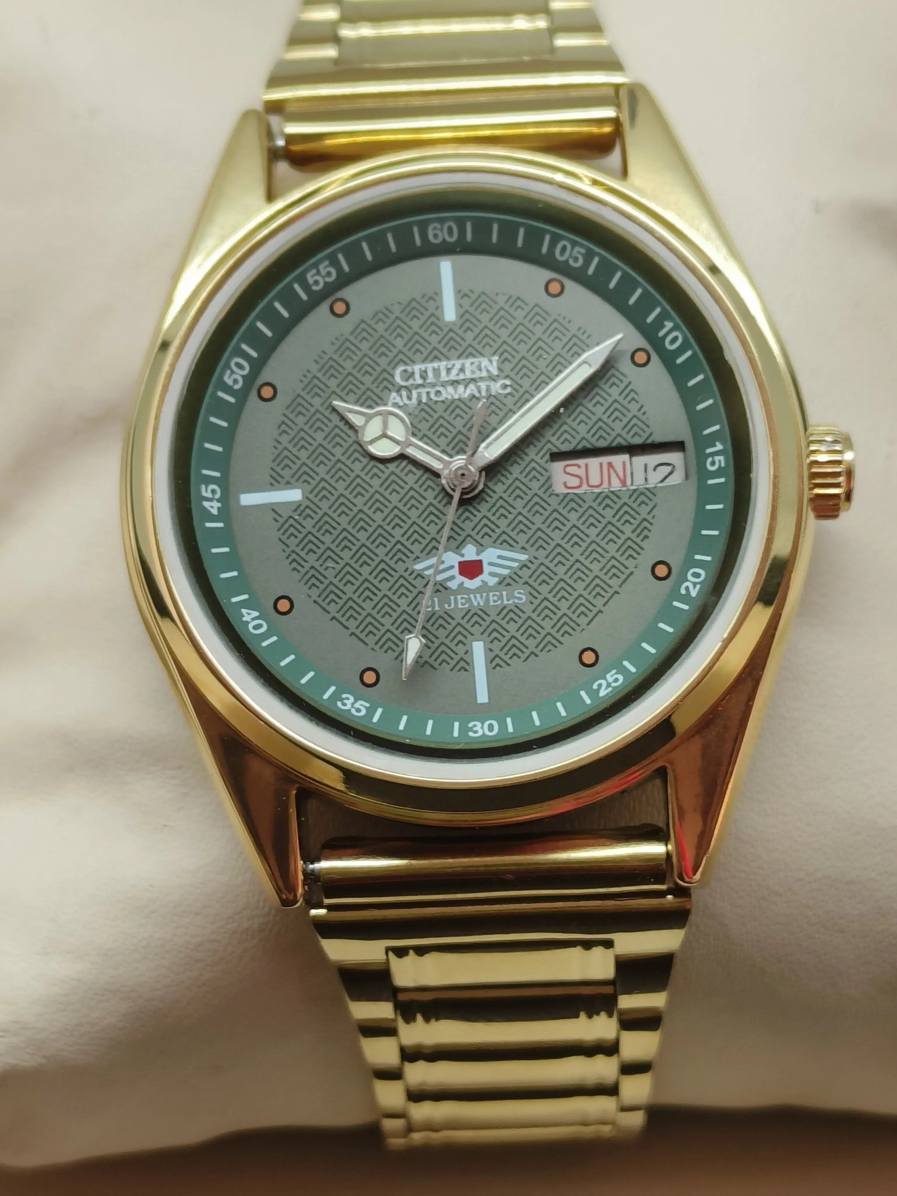 Citizen Eagle 7 Automatic Watch – Japan Movement, Day-Date Function National Watches
